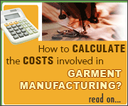 How to calculate the costs involved in Garment manufacturing