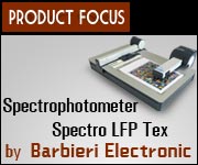 Spectrophotometer Spectro LFP Tex by BARBIERI Electronic SNC