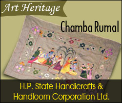 Chamba Rumal by HP State Handicrafts & Handloom Corporation Ltd