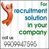 For recruitment solution in your company