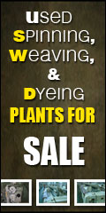 Used Spinning, Weaving & Dyeing Plants for SALE