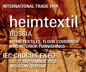 heimtextil Russia, Sept 25 - 27, 2013