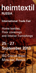 heimtextil Russia, Sept 25 - 27, 2013