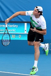 Tennis player Milos Raonic signs 