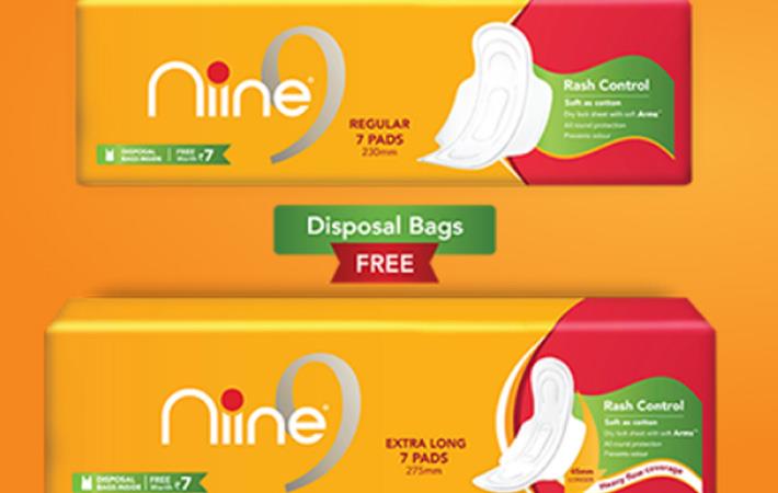 Sanitary Napkins  Free Sanitary Pads Disposal Bags - NIINE