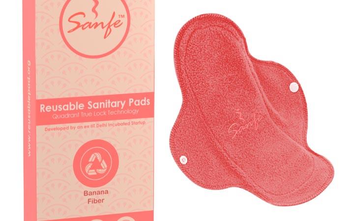 Indian start-up Sanfe launches reusable sanitary pads 